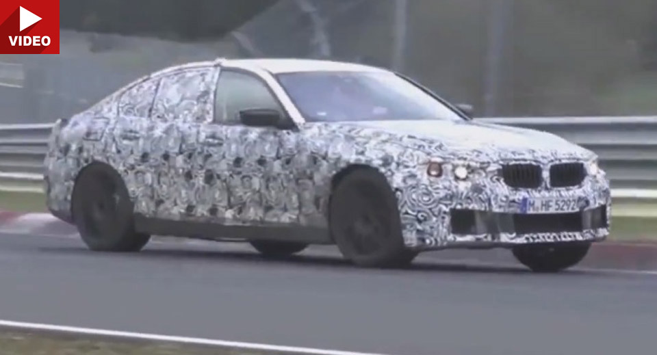 Spy Video: 2018 BMW M5 Undergoes New Tests at the Ring