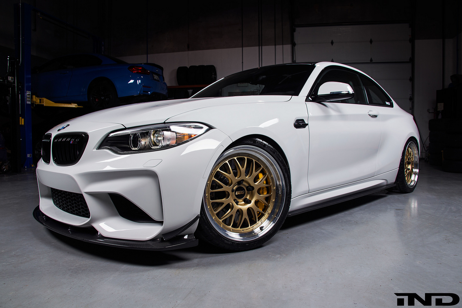 BMW M2 Coupe Rides on BBS Wheels, Installation by iND Distribution