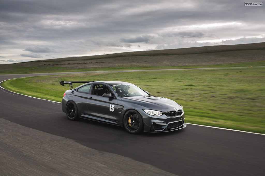 F82 BMW M4 in Mineral Gray Gets Photo Session on the Track