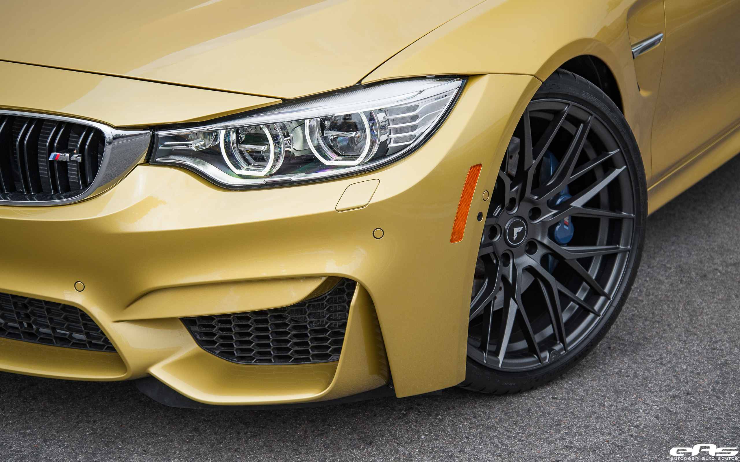 Another Gorgeous Austin Yellow F82 BMW M4 Receives Vorsteiner`s V-FF Wheels, Installation by EAS