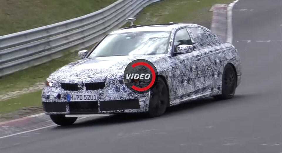 Spy Video: 2019 BMW M340i Plays on the Ring