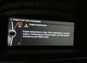 BMW Engine Temperature is high