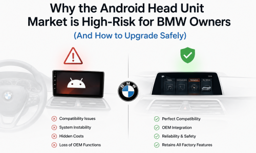 Why the Android Head Unit Market is High-Risk for BMW Owners (And How to Upgrade Safely)